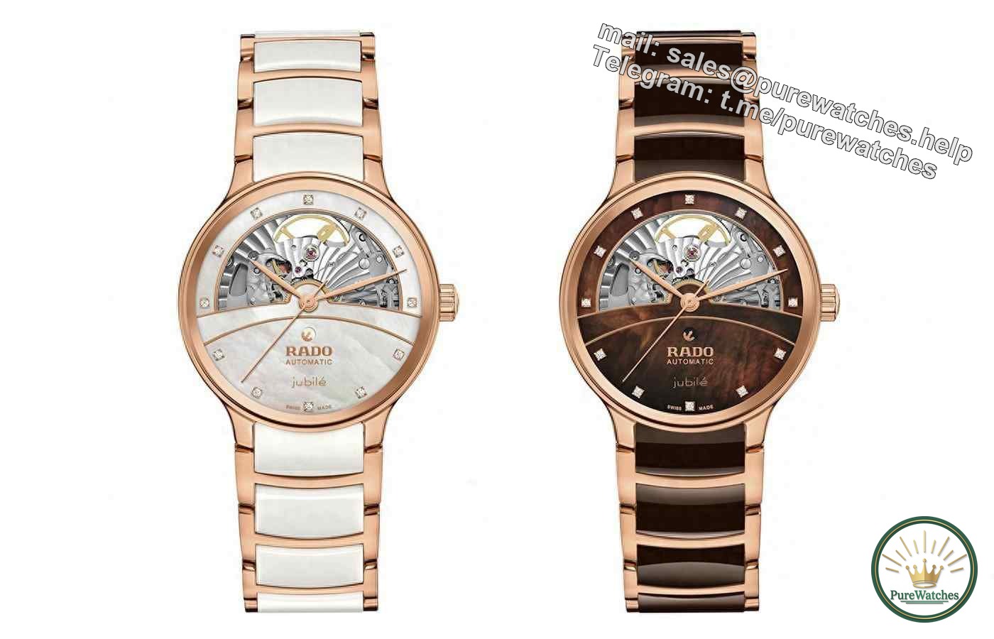 Chinese Valentine’s Day gift Radar Crystal Series semi-skeleton women’s watch R30029902, public price 25,600 yuan