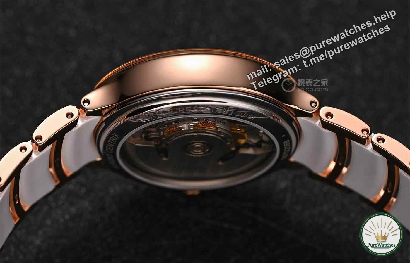 Chinese Valentine’s Day gift Radar Crystal Series semi-skeleton women’s watch R30029902, public price 25,600 yuan