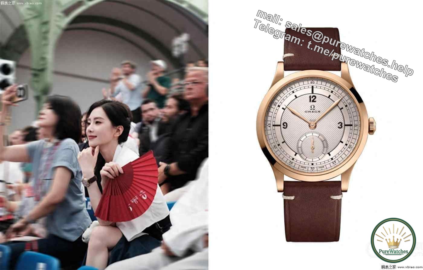 Liu Shishi wears Omega “Paris 2024” special edition bronze and gold watch at the Paris Olympics