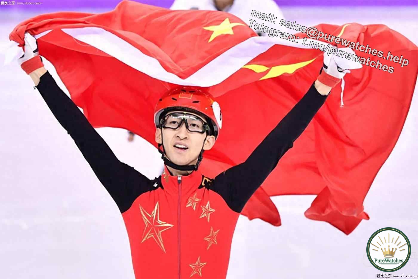 Wu Dajing wears Omega in international competitions