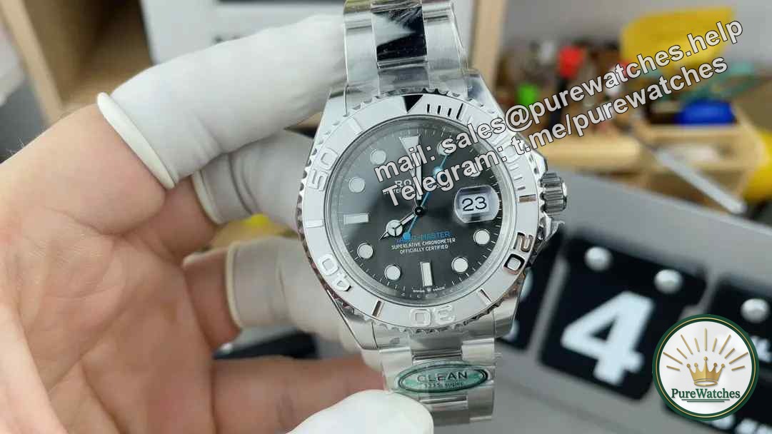 Can the Replica of Factory C Rolex Gray Yacht Caliber 3235 be faked? Detailed explanation of the 3235 all-in-one movement!