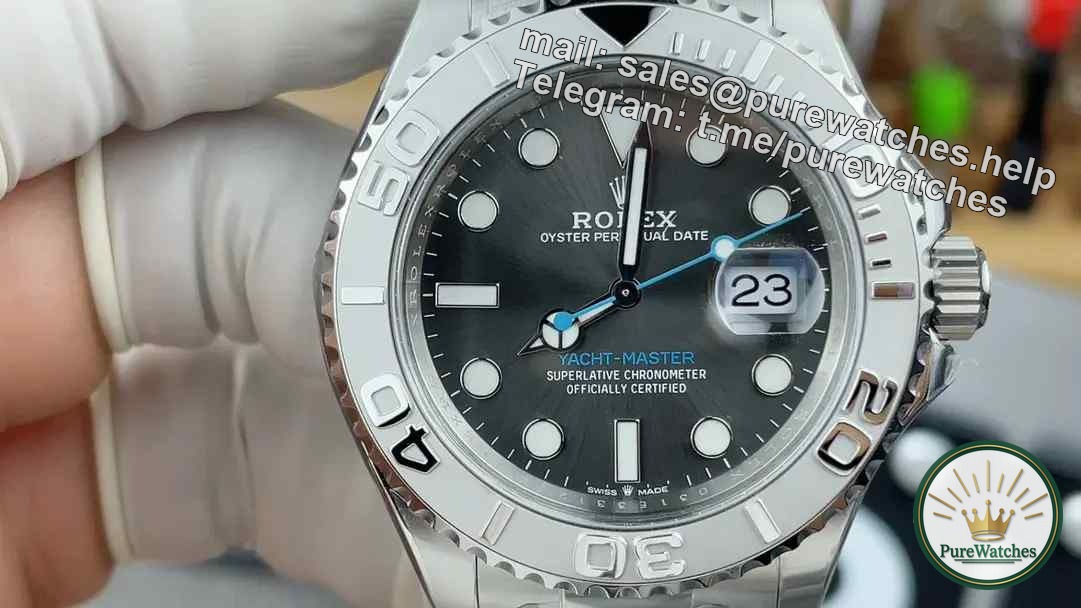 Can the Replica of Factory C Rolex Gray Yacht Caliber 3235 be faked? Detailed explanation of the 3235 all-in-one movement!
