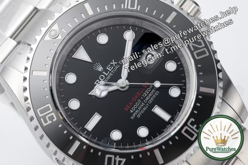 [Comparison between real and fake] Clean factory Rolex 126600 single red Sea-Dweller is shockingly upgraded! Real exhaust valve craftsmanship!