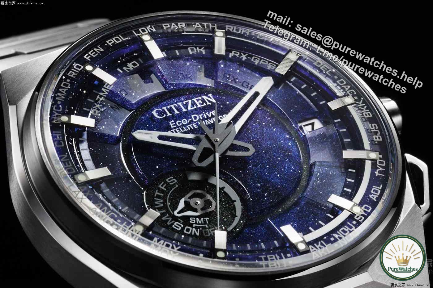 Citizen launches two Satellite Wave X watches – with real-life detailed pictures