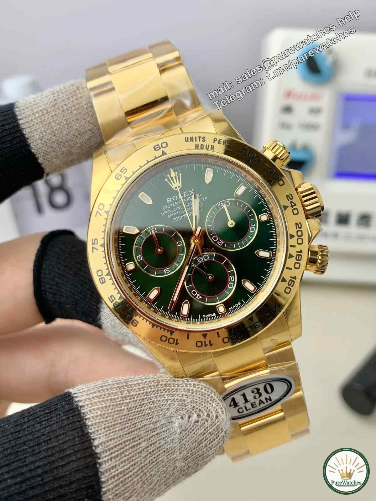 Which Rolex gold green watch factory is the best? New Rolex gold green watches are a must-see!
