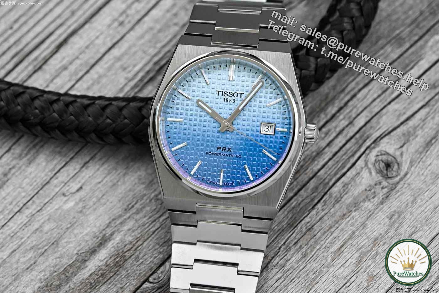 Tissot launches new PRX 40 Powermatic 80 gradient dial watch – detailed details included