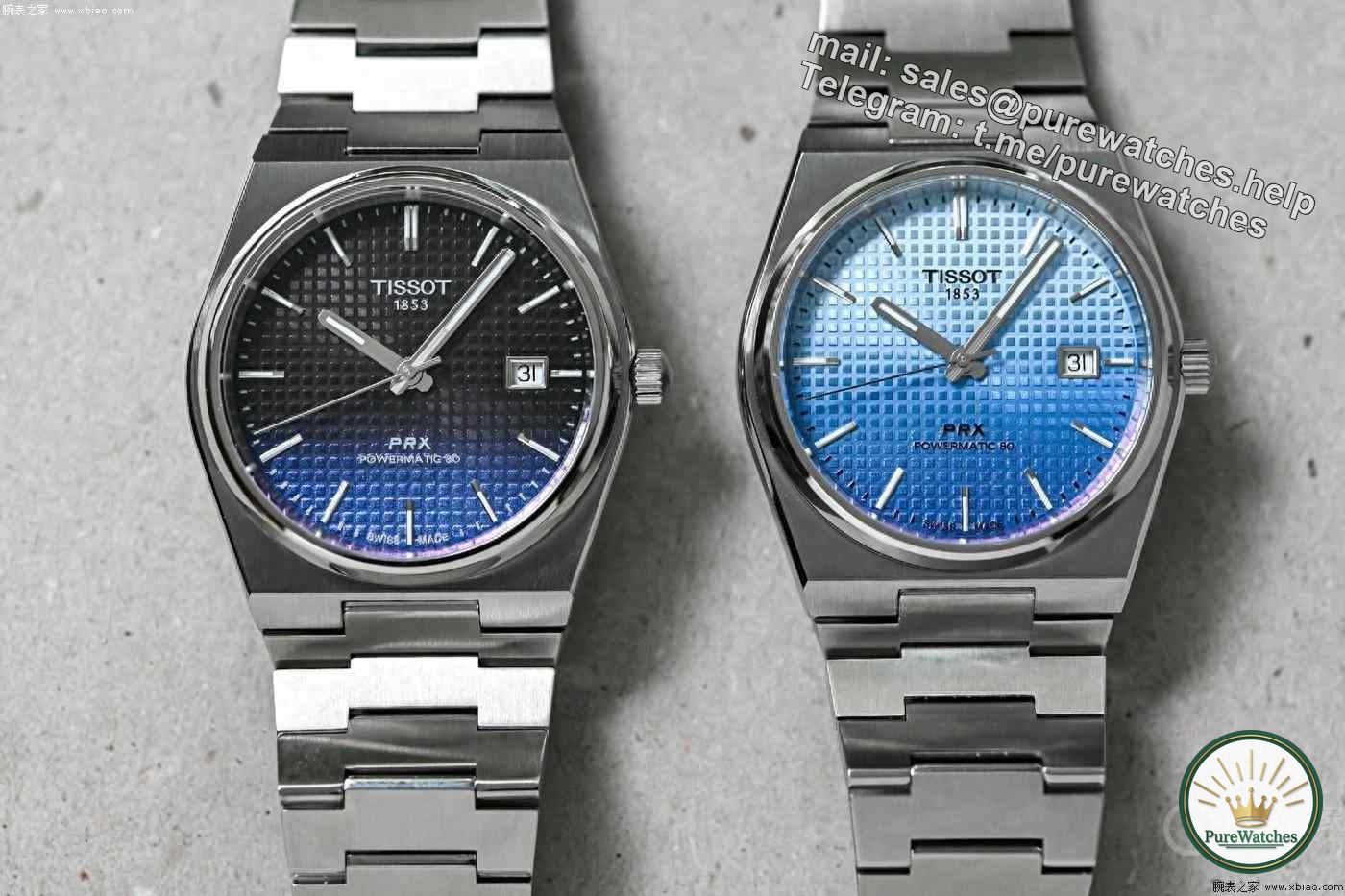 Tissot launches new PRX 40 Powermatic 80 gradient dial watch – detailed details included