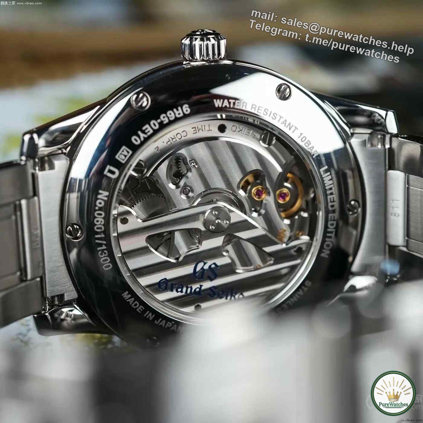 Crown Blue Lion SBGA499 Limited Edition Watch – Real shot details of SBGA499 included
