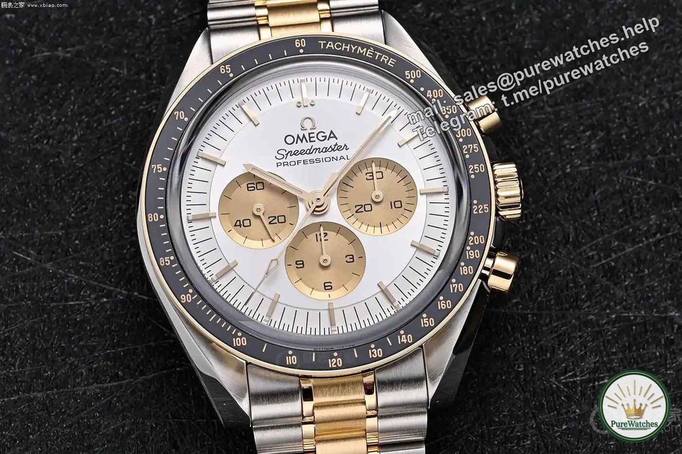 In-depth tasting of the Omega Speedmaster series intergold professional moon watch – detailed display included