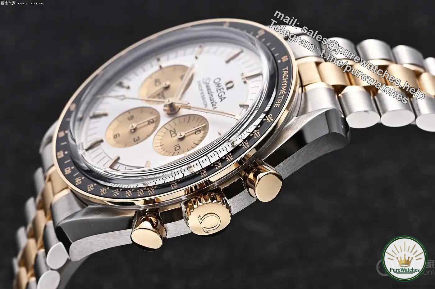 In-depth tasting of the Omega Speedmaster series intergold professional moon watch – detailed display included