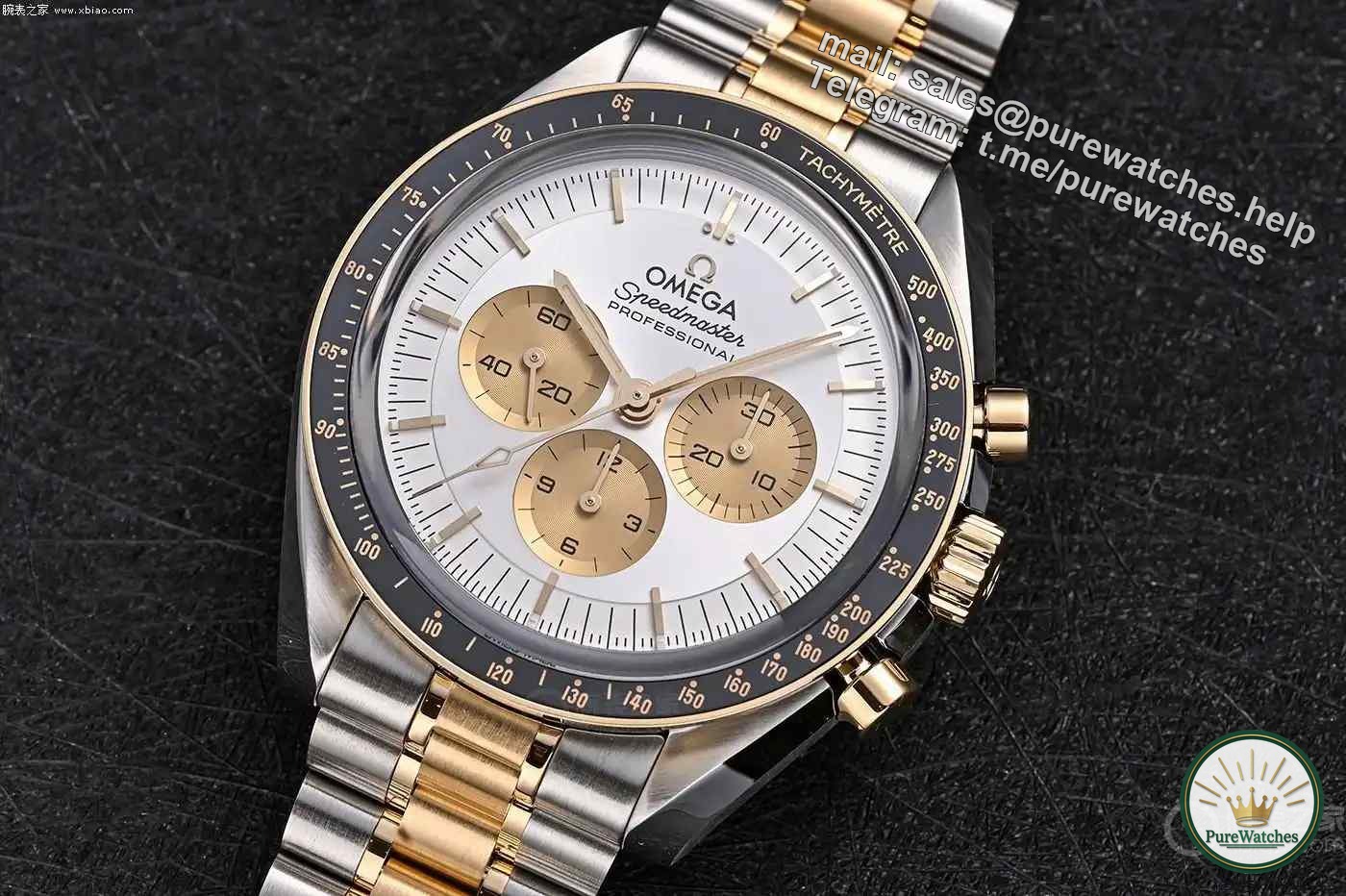 In-depth tasting of the Omega Speedmaster series intergold professional moon watch – detailed display included