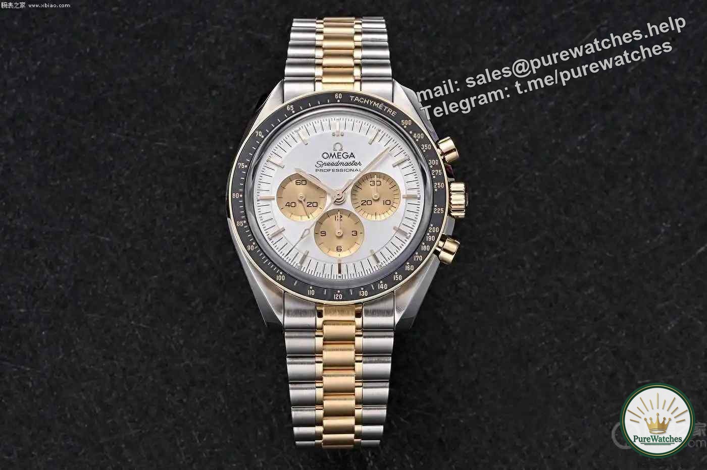 In-depth tasting of the Omega Speedmaster series intergold professional moon watch – detailed display included