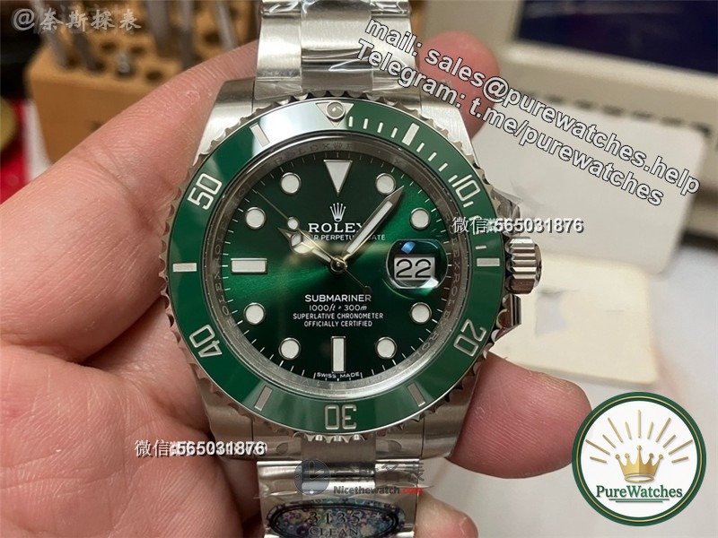 How to tell if you are buying a Clean factory Rolex 40 black and green Submariner? Is the ending of Neiying v6 a new batch?