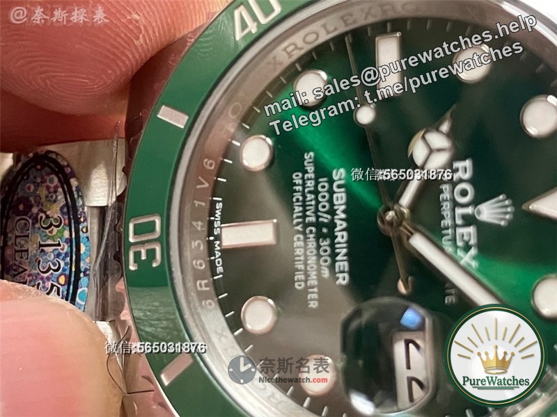 How to tell if you are buying a Clean factory Rolex 40 black and green Submariner? Is the ending of Neiying v6 a new batch?