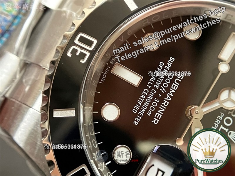 How to tell if you are buying a Clean factory Rolex 40 black and green Submariner? Is the ending of Neiying v6 a new batch?