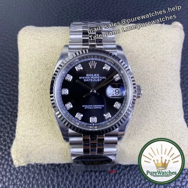 How is the clean Rolex Datejust Black Face 36mm from Factory C? Is it worth buying?