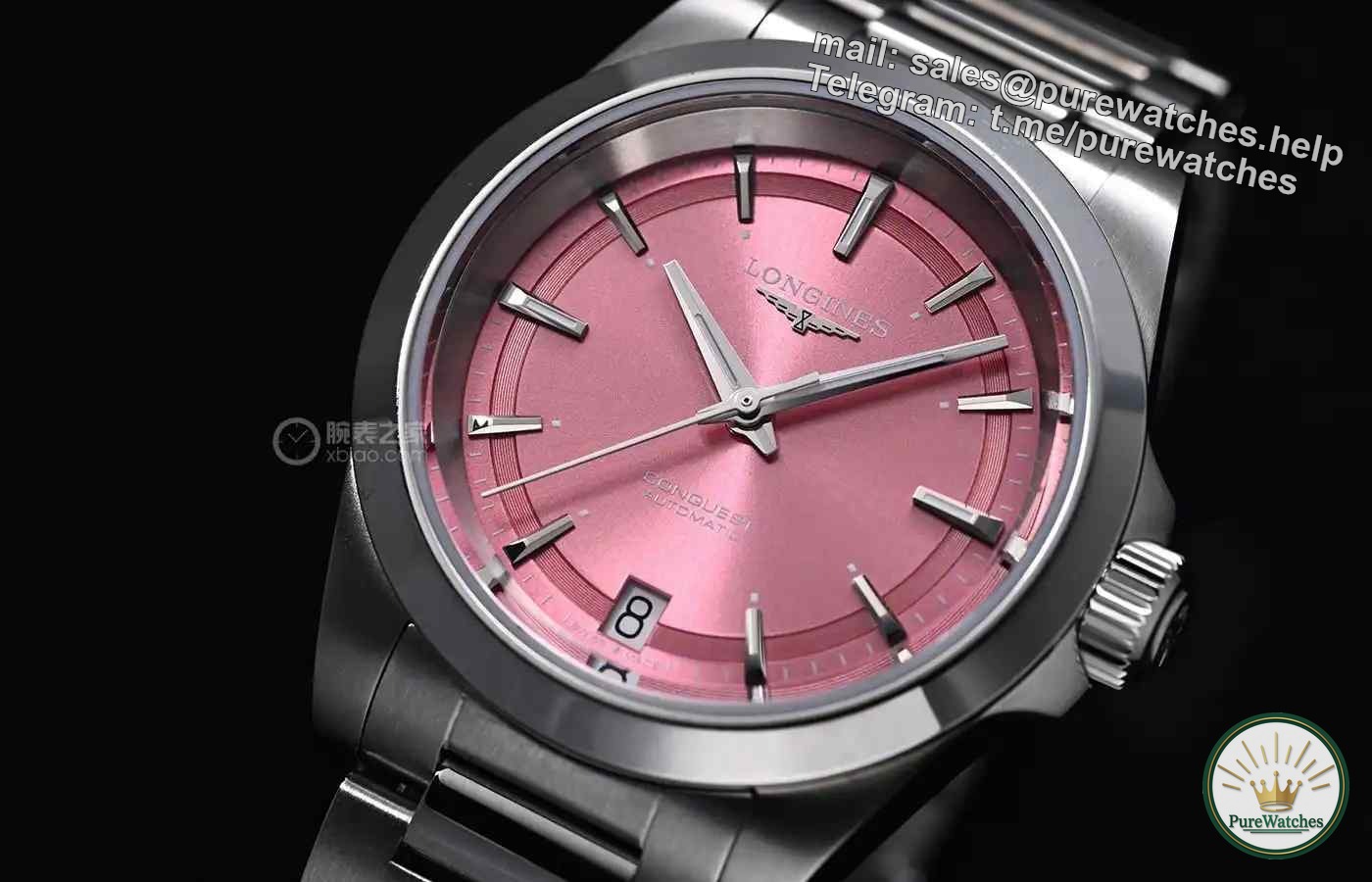 Longines Concas Yuetong series pink dial watch-exquisite watch shows the charm of the “heroine”!