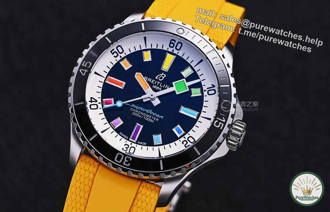 Is Breitling’s Super Ocean series rainbow dial watch worth buying?