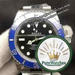 VS Rolex replica watch Blue Submariner 41mm highest version MAX detailed evaluation, is there a big difference with the genuine product?