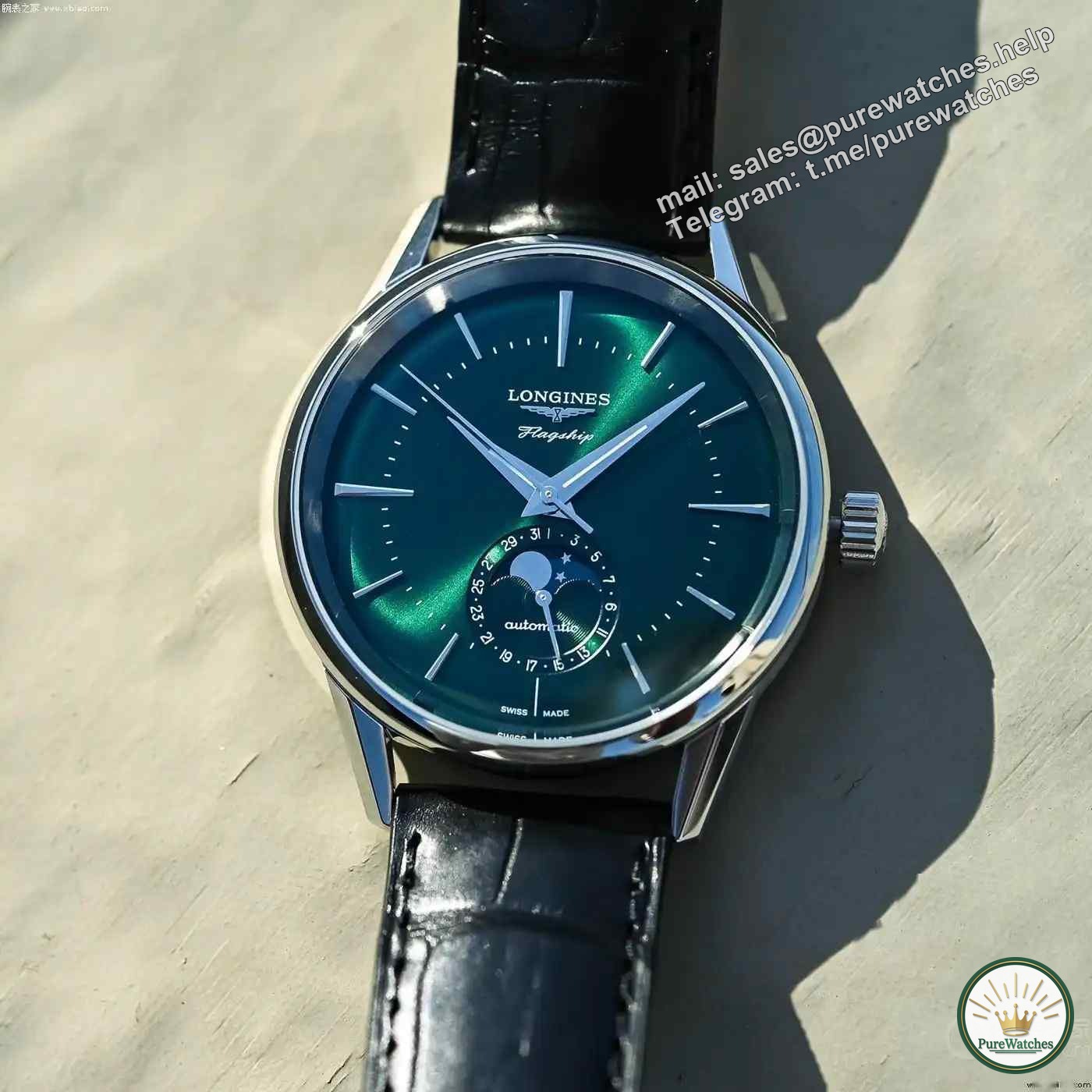 Are Longines’ three new military flag classic replica moon phase watches worth buying?
