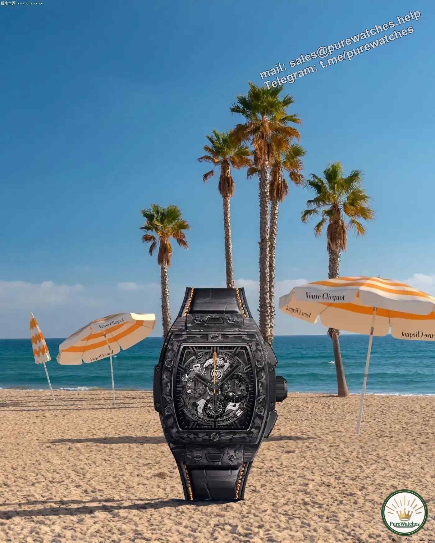 Hublot launches Spirit of Big Bang Veuve Clicquot Classic Polo Match watch