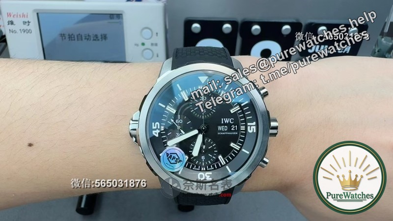 Is the APS factory IWC Ocean Chronograph Shark Limited Edition highly restored? (Teach you how to identify)