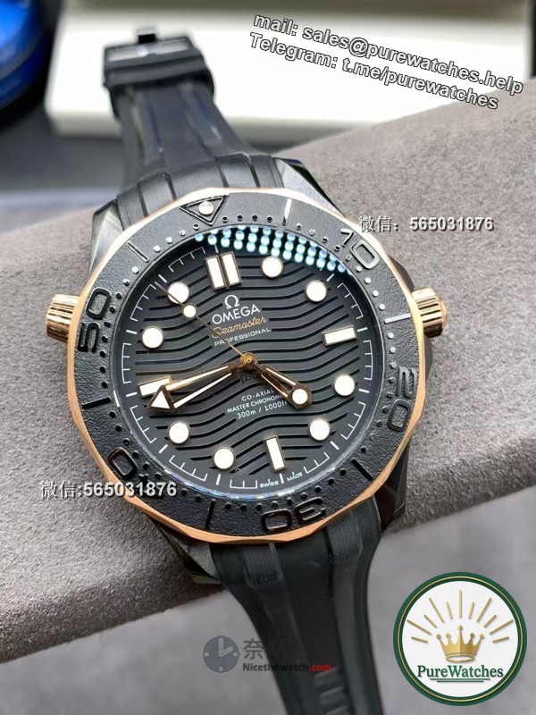 Is the VS Factory Omega Ink Gold Seamaster 300 replica watch well done?