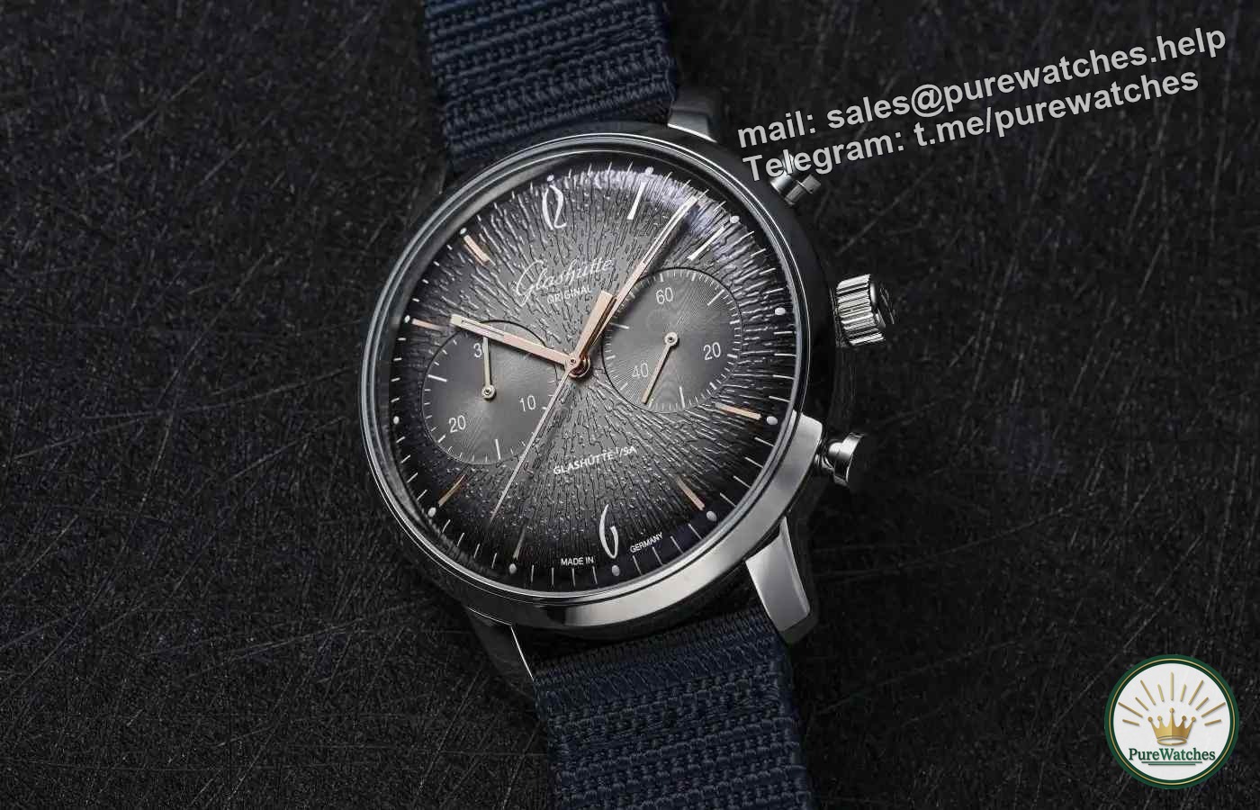 Glashütte’s original chronograph watch from the 1960s: a tribute to classics and uninhibited German style