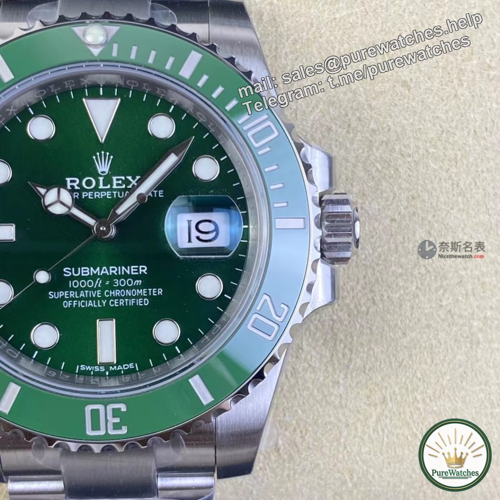 How is the VS factory Rolex Green Submariner equipped with Dandong 3135 movement doing? Evaluation of workmanship details!