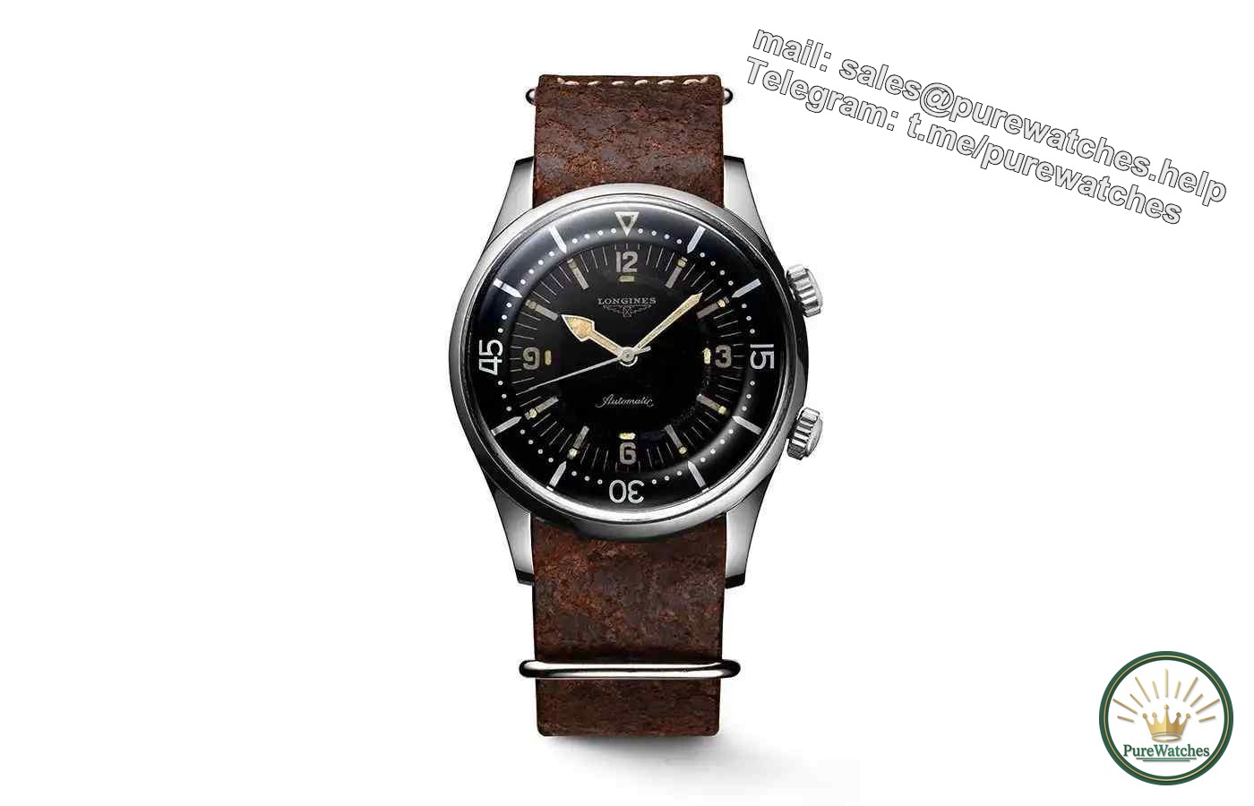 Longines’ new classic replica legendary diver watch pays tribute to the brand’s history and reproduces the classic design