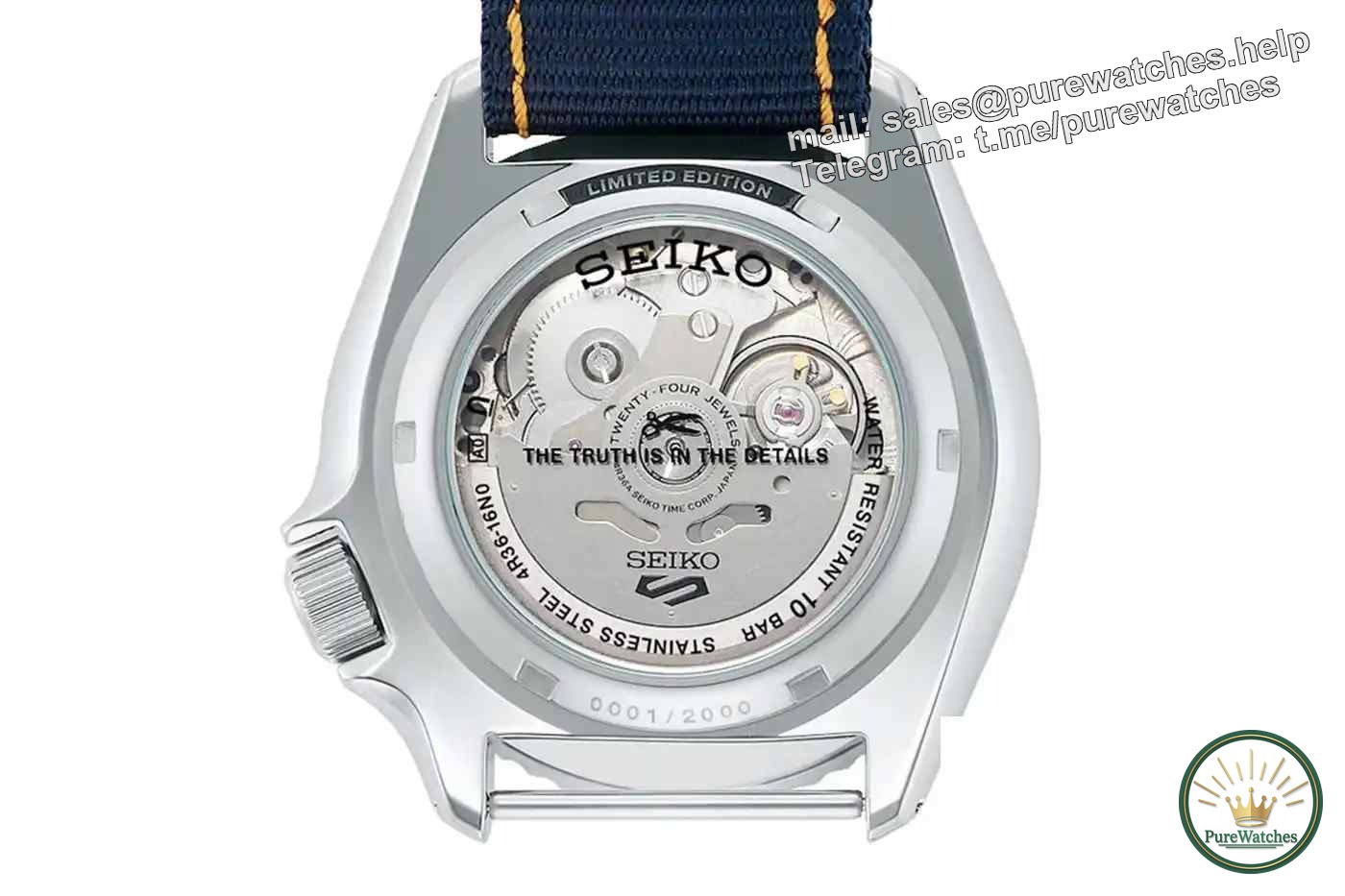Seiko×DENHAM limited edition watch is shockingly released, integrating jeans elements to show its unique charm
