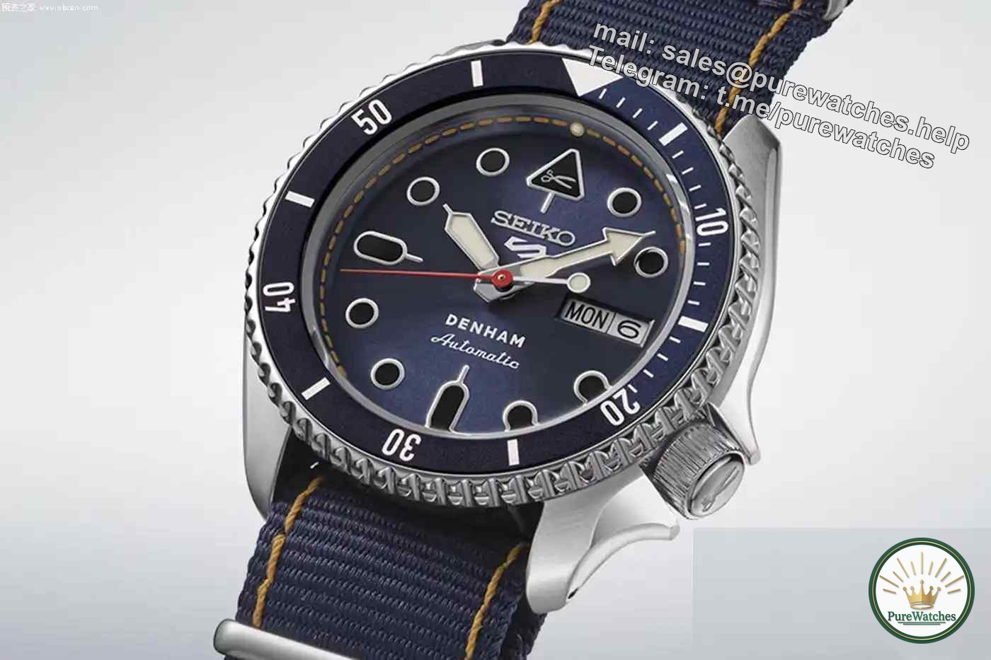 Seiko×DENHAM limited edition watch is shockingly released, integrating jeans elements to show its unique charm