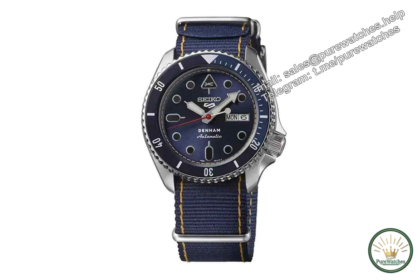 Seiko×DENHAM limited edition watch is shockingly released, integrating jeans elements to show its unique charm