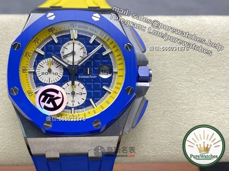 TK Factory (formerly JF Factory) Audemars Piguet Royal Oak Offshore Chronograph Watch Review: Thick texture, detailed details