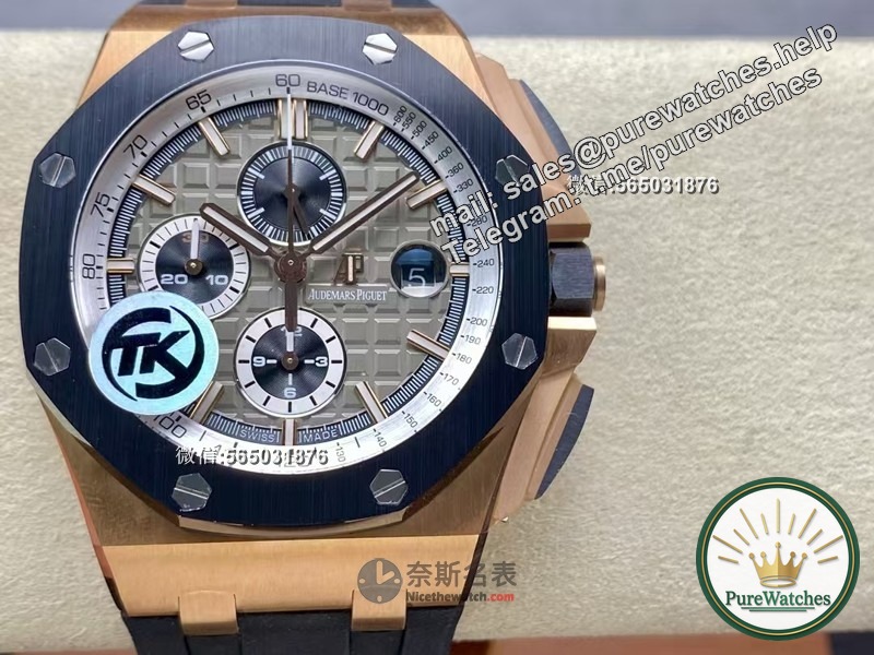 TK Factory (formerly JF Factory) Audemars Piguet Royal Oak Offshore Chronograph Watch Review: Thick texture, detailed details