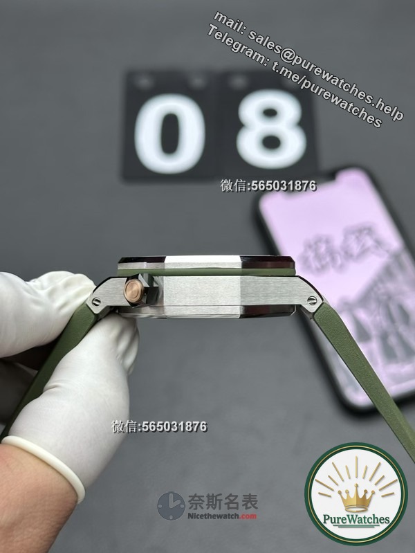 APS Factory Audemars Piguet 15720 Avocado Green Disk Review: Is the 4308 integrated movement stable?