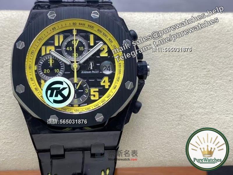 TK Factory Royal Oak JF Bumblebee 26470 review: lightweight carbon fiber, perfect details!