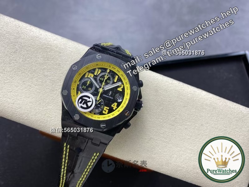TK Factory Royal Oak JF Bumblebee 26470 review: lightweight carbon fiber, perfect details!