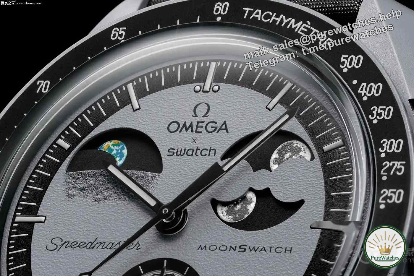 Swatch and Omega jointly launch a new launch: MoonSwatch Mission To EarthPhase, a dual-phase spectacle of the moon and the earth on your wrist!