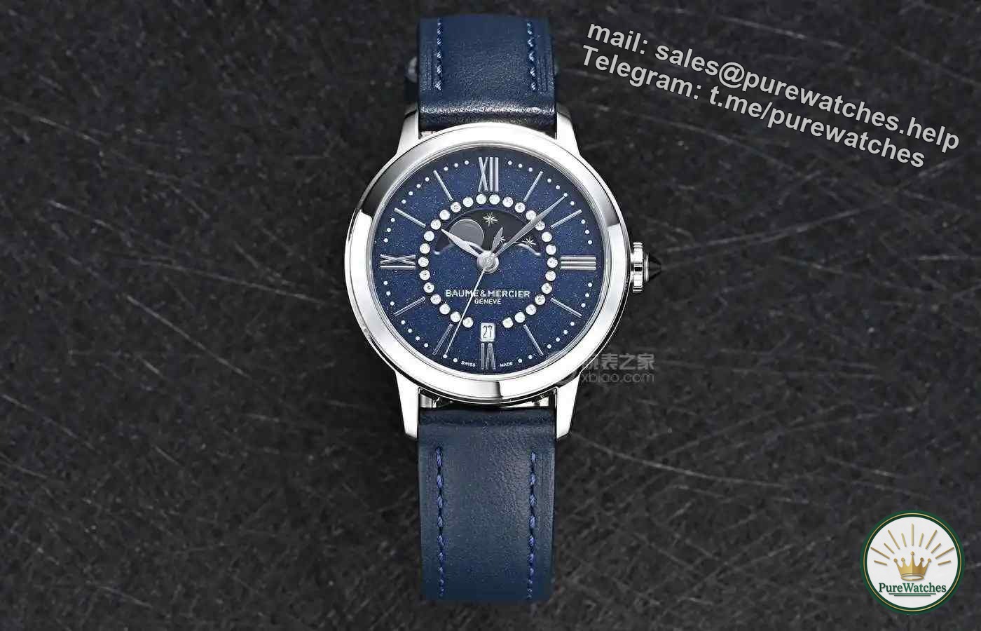 Baume & Mercier Classima “First Snow” Time World Special Edition Watch: A romantic choice for elegant women