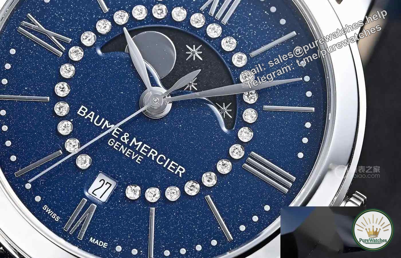 Baume & Mercier Classima “First Snow” Time World Special Edition Watch: A romantic choice for elegant women