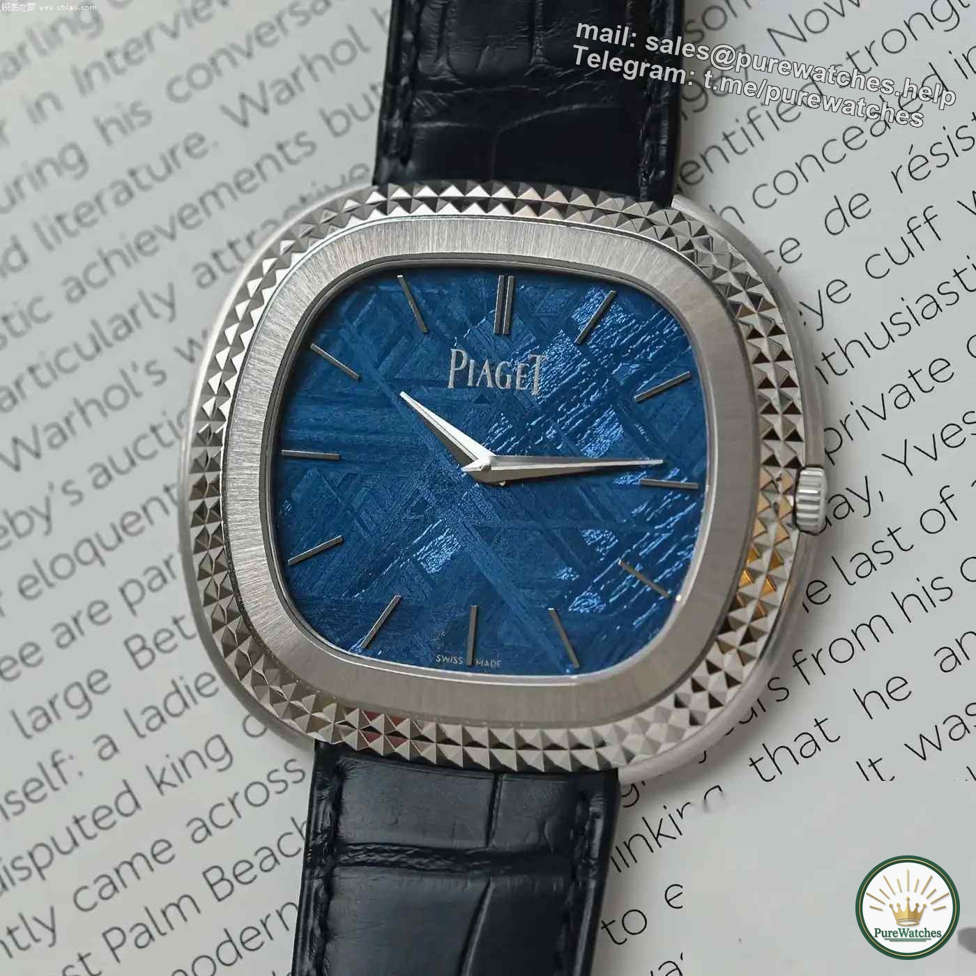 Piaget and Andy Warhol: the new Paris hobnail watch makes its debut