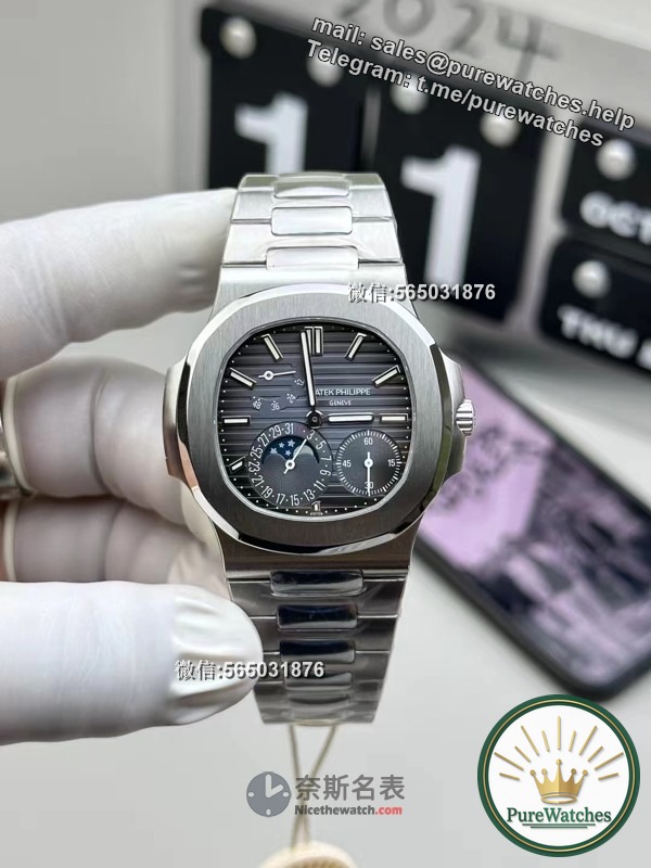 PPF factory Nautilus 5712 President Edition in-depth review: the integrated movement functions are fully realized, and the replica watch ceiling!