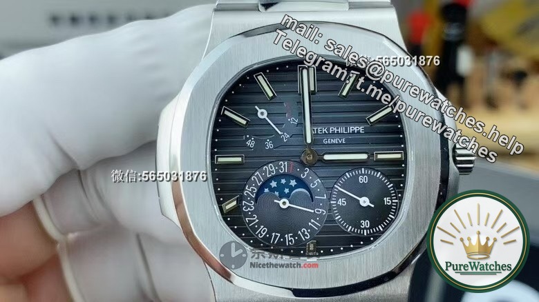 PPF factory Nautilus 5712 President Edition in-depth review: the integrated movement functions are fully realized, and the replica watch ceiling!