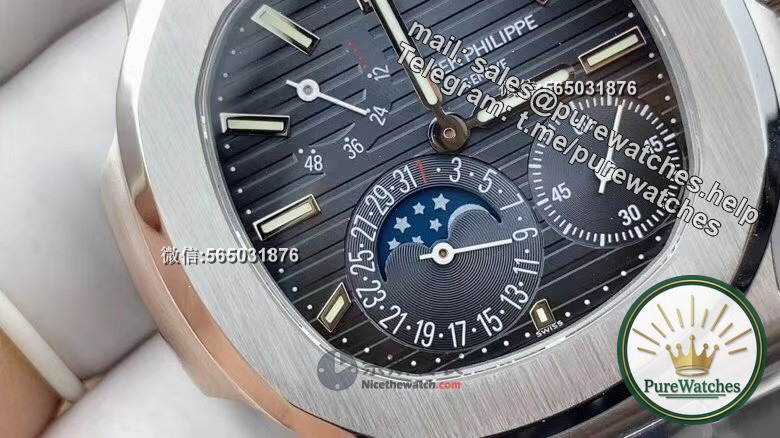 PPF factory Nautilus 5712 President Edition in-depth review: the integrated movement functions are fully realized, and the replica watch ceiling!