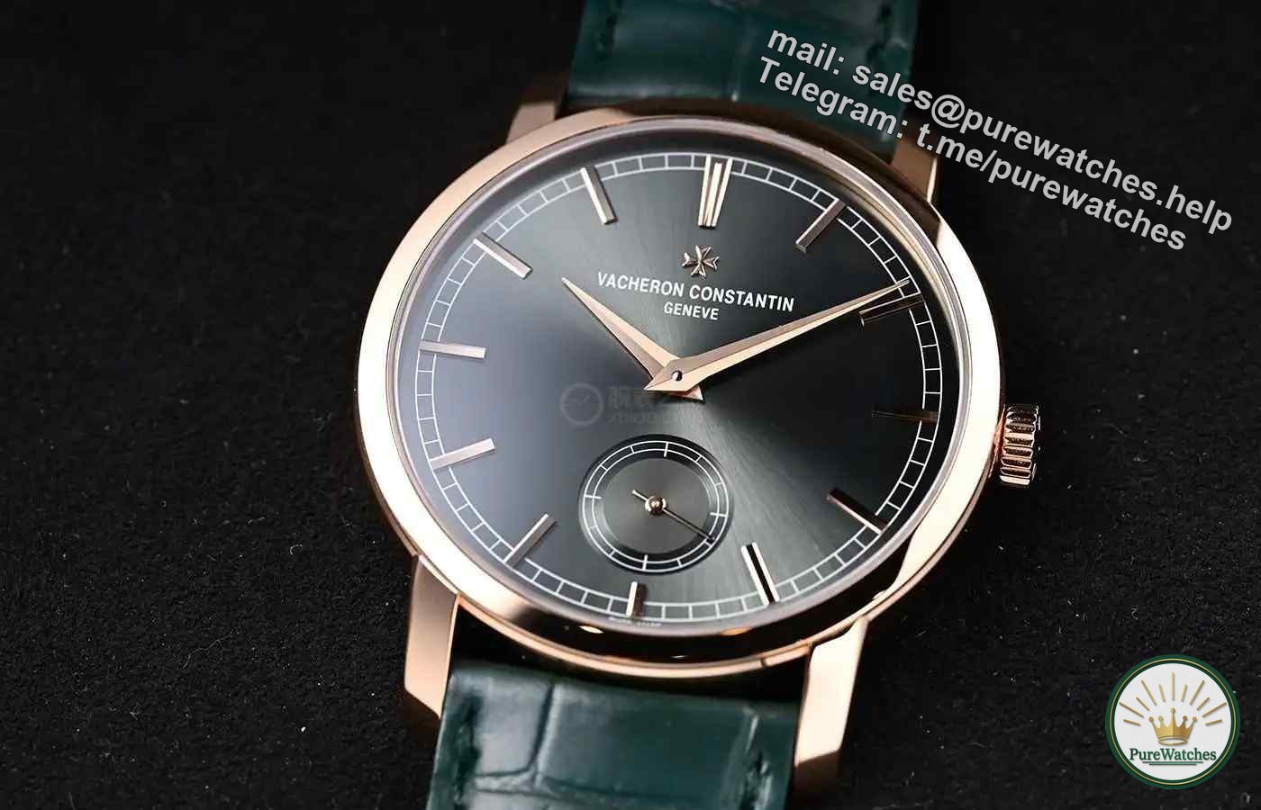 Vacheron Constantin’s new work in the Heritage series: green and gold color, simple yet elegant, the first choice for entry-level products!