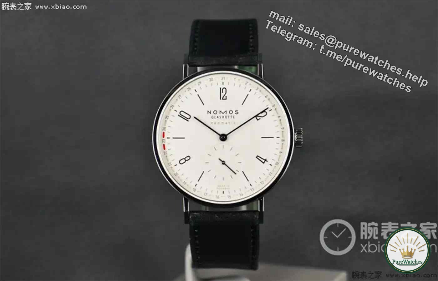 Nomos Tangente dual calendar watch, a new choice for formal wear in Bauhaus style