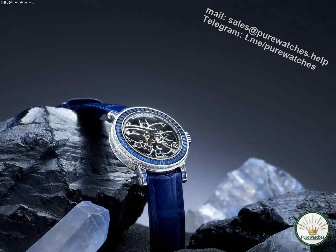 Franck Muller 2024 new product release: Round Skeleton Baguette 31mm watch, the perfect collision of jewelry and watchmaking art