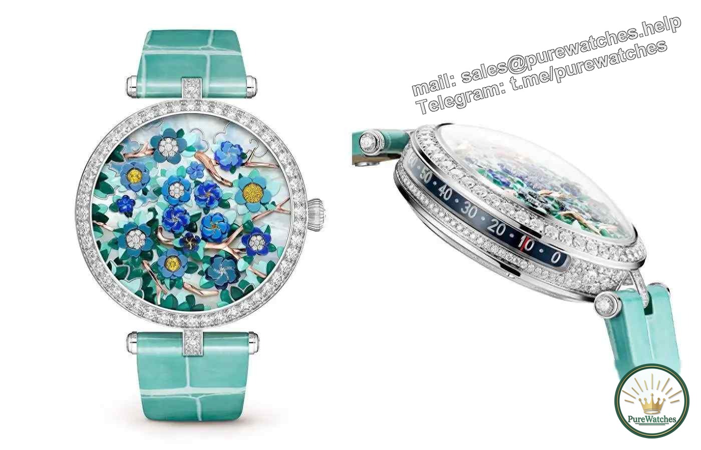 Three major collectible high-end watches, Van Cleef & Arpels, Piaget, and Breguet represent the pinnacle of watchmaking art.