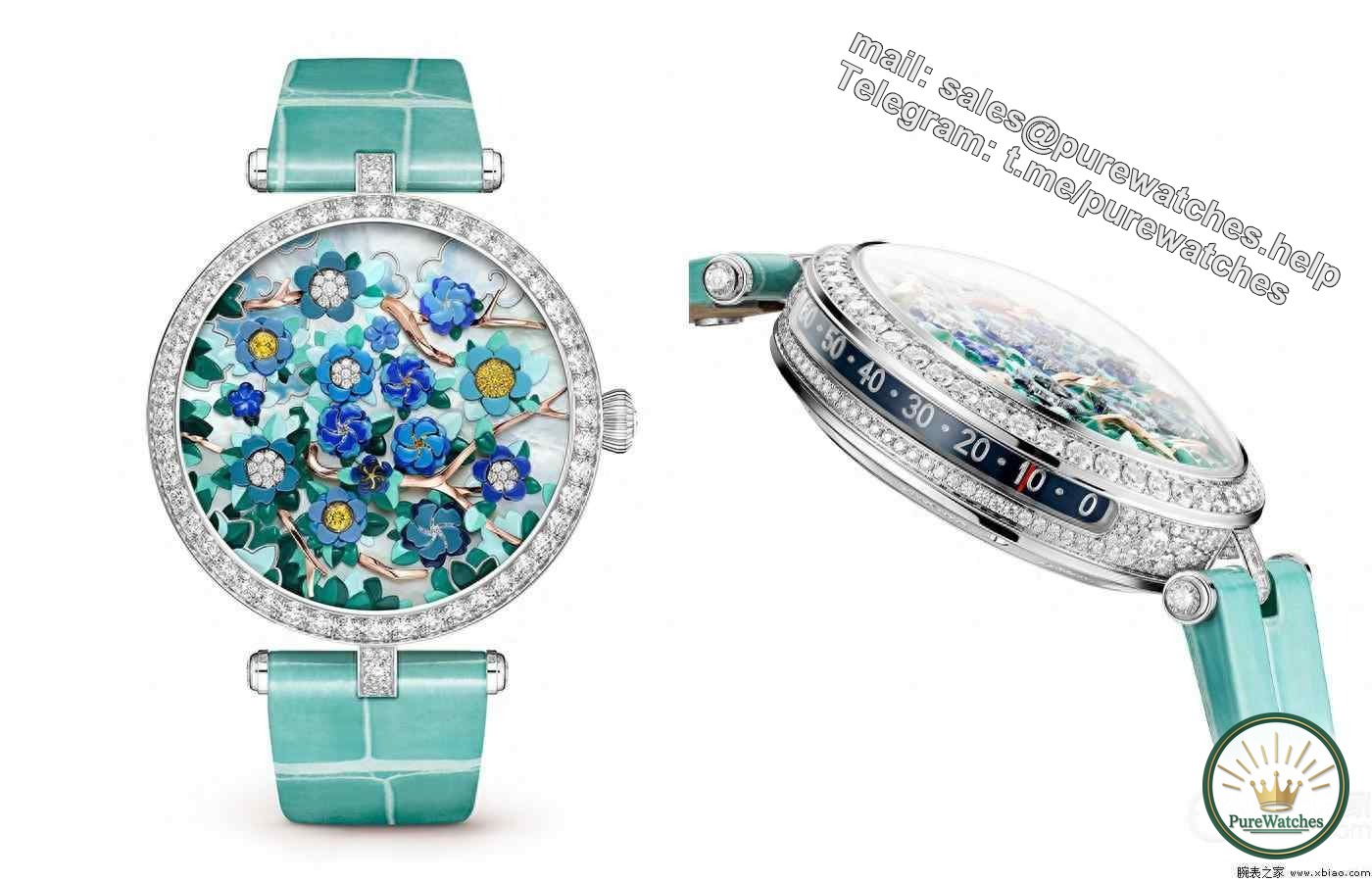 Three major collectible high-end watches, Van Cleef & Arpels, Piaget, and Breguet represent the pinnacle of watchmaking art.